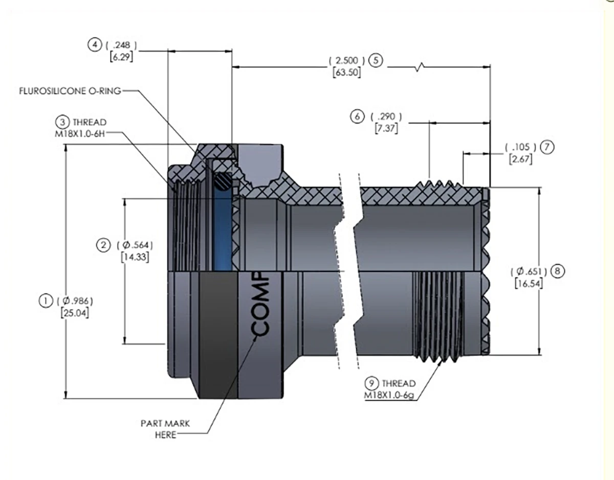 Series 38  Extender Backshell