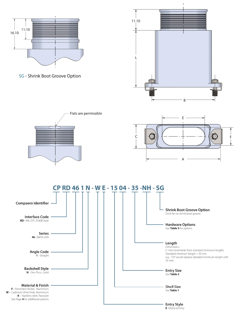 24308 Elliptical Straight Diagram