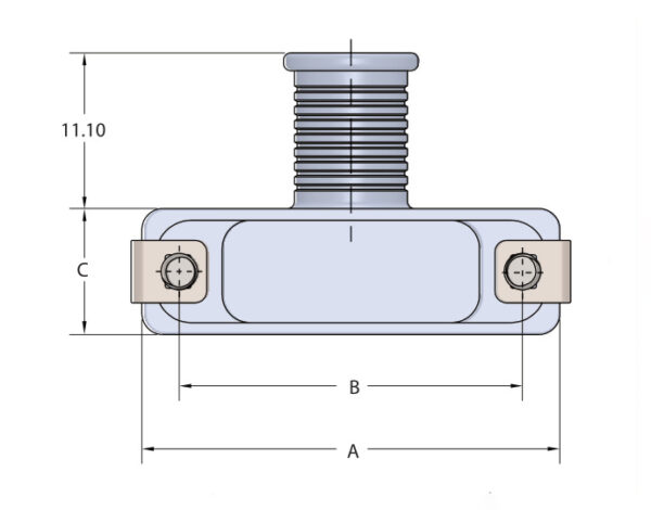 MIL-DTL-83513 - Round Entry - 90 Degree Top/Bottom